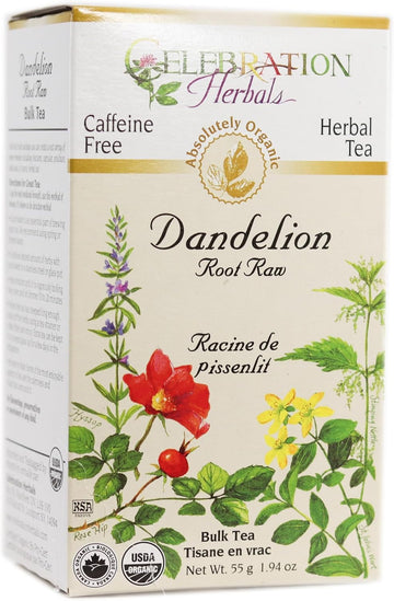 Celebration Herbals Dandelion Root Raw Organic 65 Gm, 0.02 Pound