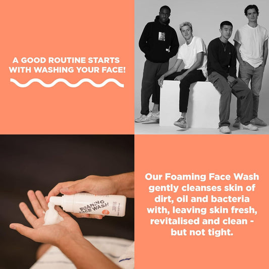 31St State Foaming Acne Face Wash For Teenage Boys. Gluten Free And Vegan Acne Treatment For Teenagers, Paraben Free Skincare Treatment,150 Ml