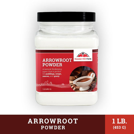 Hoosier Hill Farm Premium Arrowroot Powder, 1LB (Pack of 1)