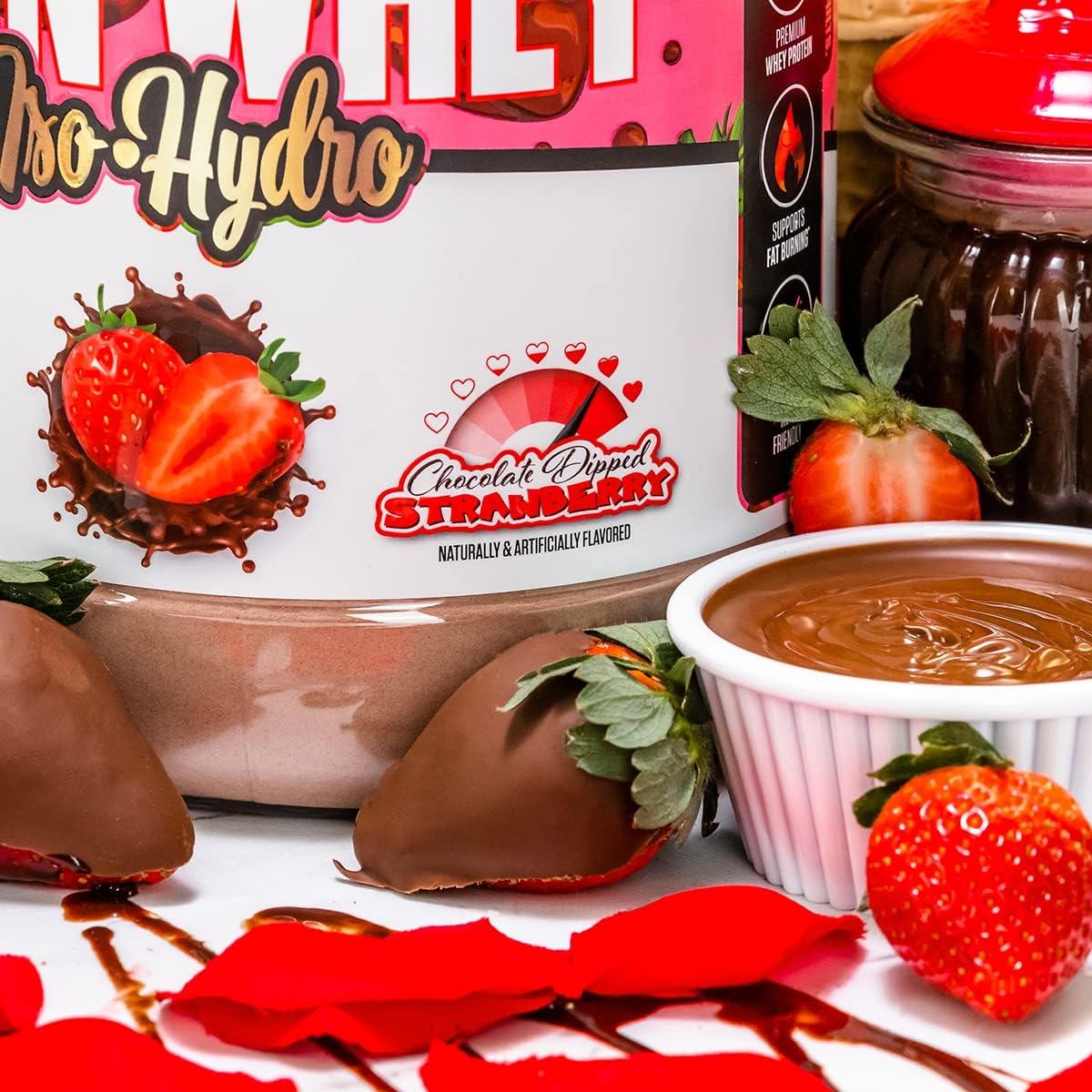 Musclesport Lean Whey Revolution™, Whey Protein Isolate With Hydrolyzed Whey - Low Calorie, Low Carb, Low Fat, Incredible Flavors - 25G Protein Per Scoop (2Lb, Chocolate Dipped Strawberry) : Health & Household