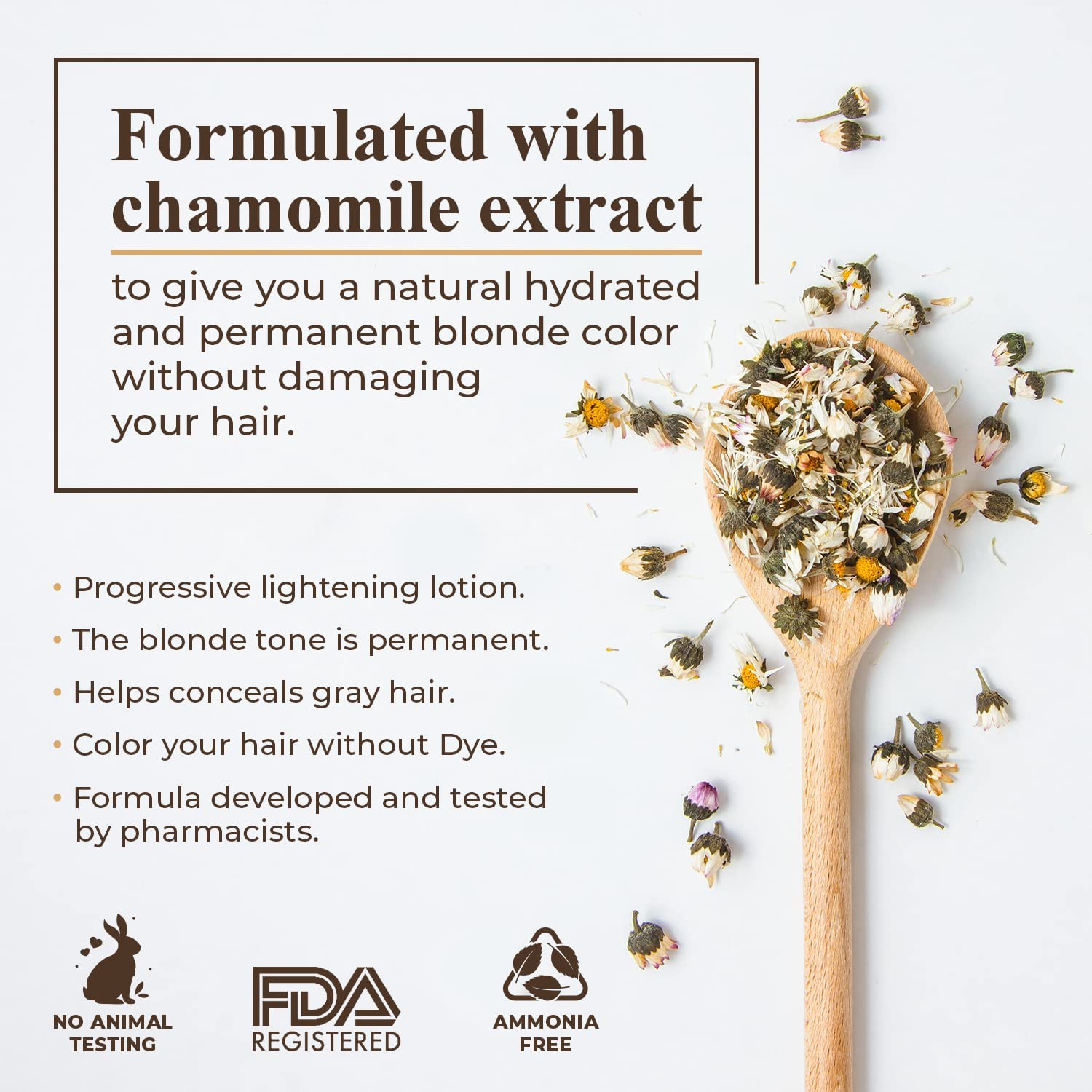 Camomila Intea Blonde Spray – Chamomile Hair Lightener With Gentle Color – No Ammonia Or Parabens – 3.4Oz : Beauty & Personal Care