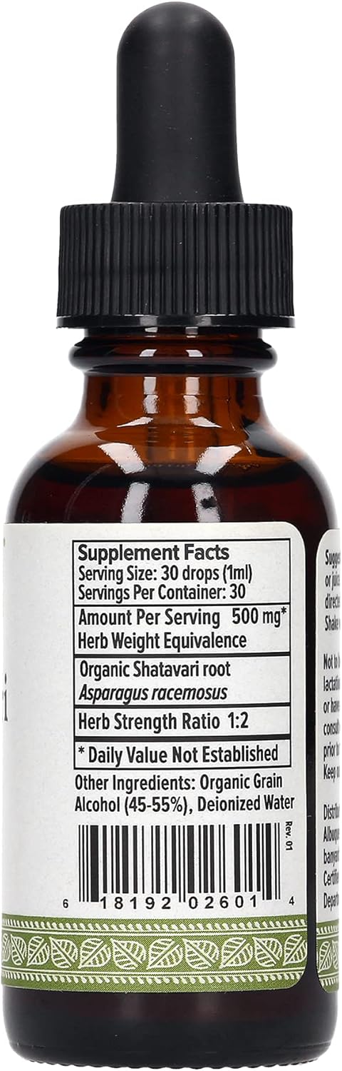 Banyan Botanicals Shatavari Liq Extract – Organic Shatavari Root Extract – Calming, Cooling, Supports Rejuvenation, Promotes Energy & Vitality* – 1   – Non GMO Sustainably Sourced Vegan