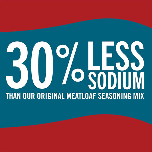 Mccormick 30% Less Sodium Meat Loaf Seasoning Mix, 1.25 Oz