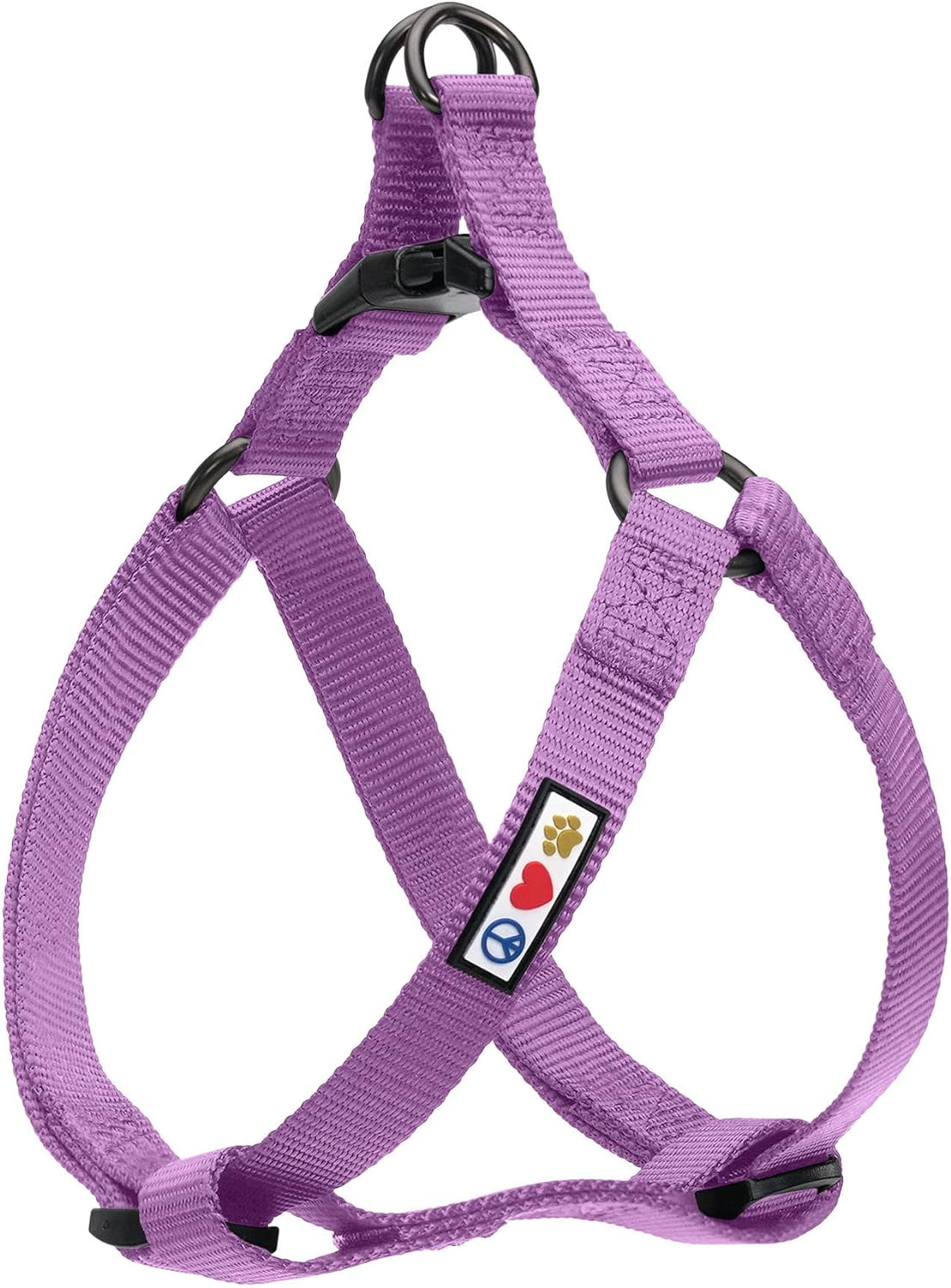 PAWTITAS Extra Small Dog Harness Adjustable Dog Harness No Pull Harness For Dogs Solid Color XS Orchid Purple Harness