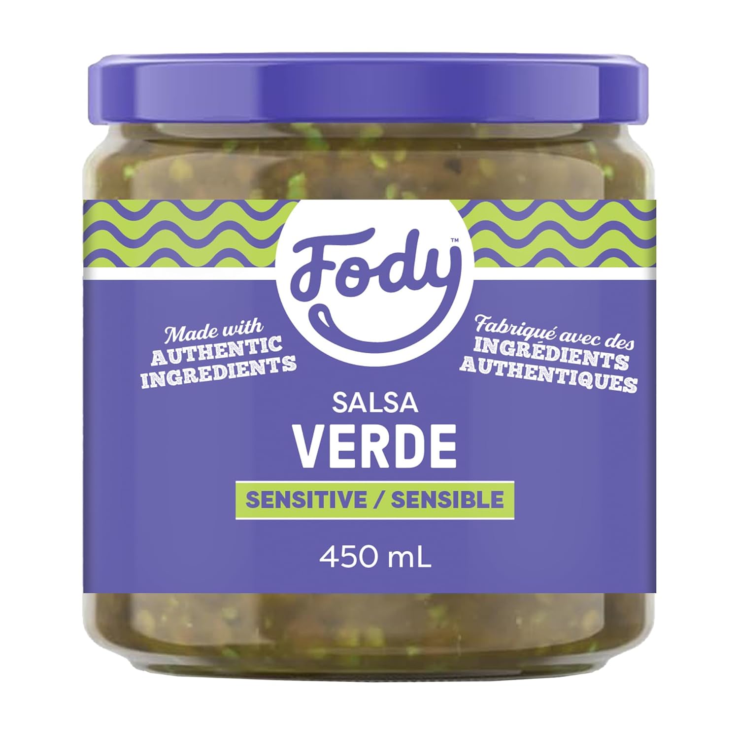 Fody Foods Salsa Verde, 16 Oz, Garlic And Onion Free, Low Fodmap Certified, Gut & Ibs Friendly, Vegan, Non-Gmo, Gluten Free, Keto Friendly