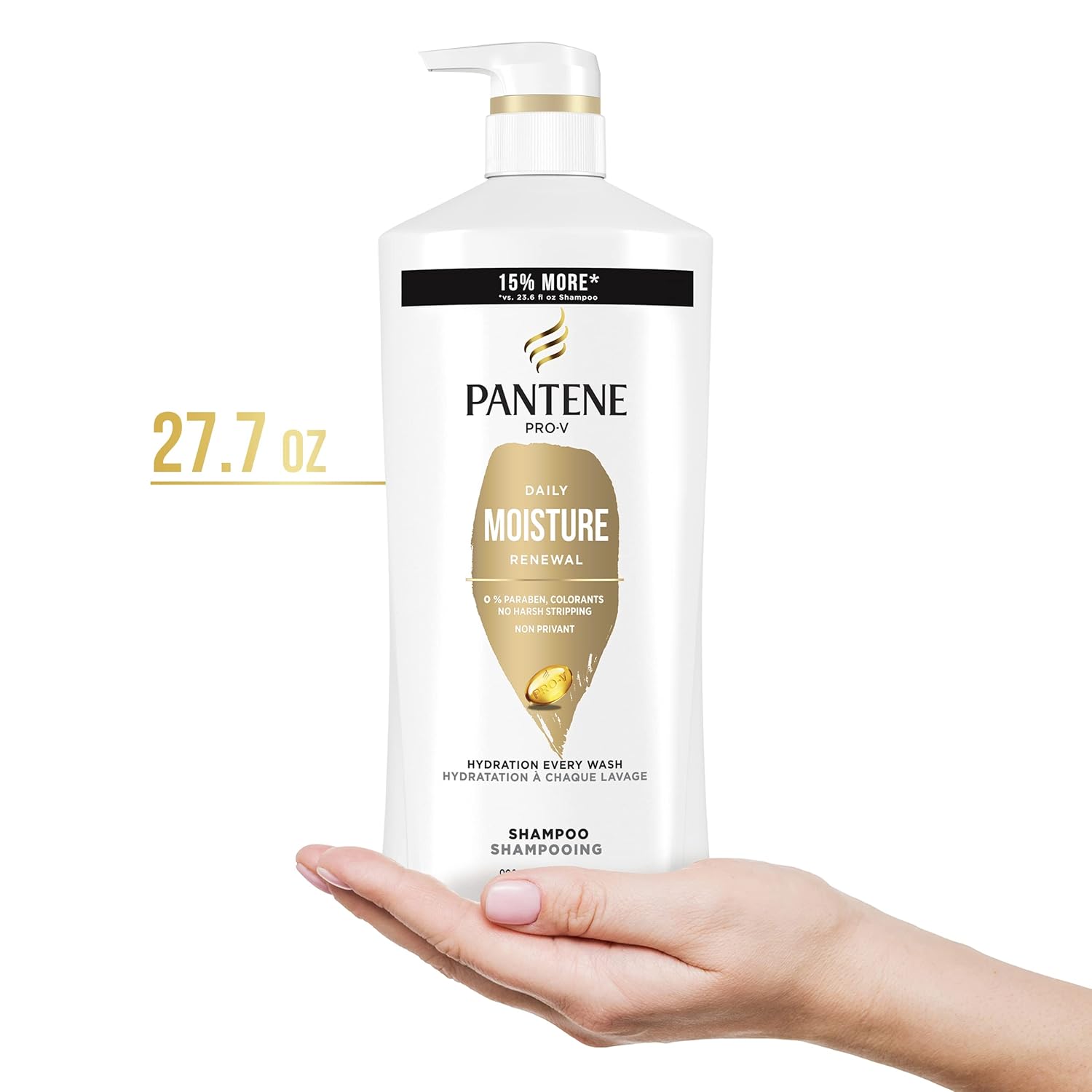 Pantene Shampoo and Conditioner Set with Hair Treatment - Pro-V Nutrients for Dry, Color-Treated Hair, Long-Lasting Nourishment & Hydration, Antioxidant-Rich, 27.7 Oz Each, 2 Pack : Beauty & Personal Care