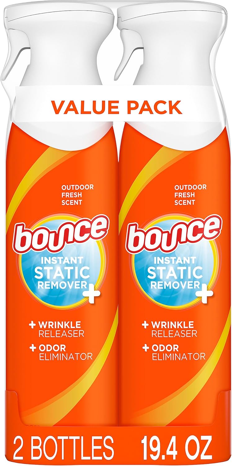 Bounce 9.7 Fl Oz Fresh Aerosol Anti-Static Spray (Pack Of 2)