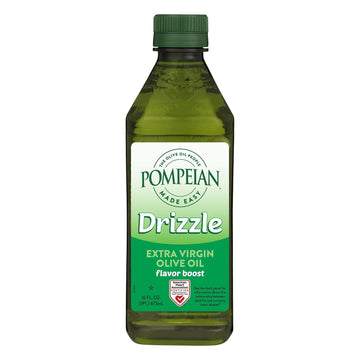 Pompeian Made Easy Drizzle Extra Virgin Olive Oil, Flavor Boost, Perfect For Boosting The Flavor Of Salads And Vegetables, American Heart Association Certified, Non-Allergenic, Non-Gmo, 16 Fl Oz (Pack Of 1)