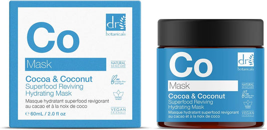 Dr Botanicals Cocoa & Coconut Superfood Reviving Hydrating Mask 60Ml
