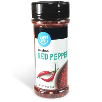 Amazon Brand - Happy Belly Red Pepper Crushed, 2 Ounce (Pack Of 1)