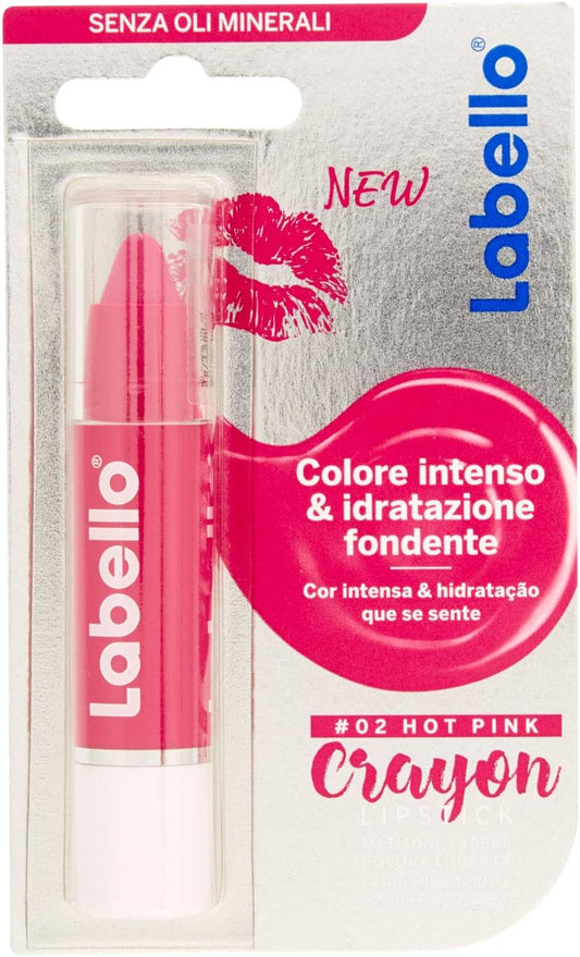 Labello Crayon Lip Balm 02 Hot Pink