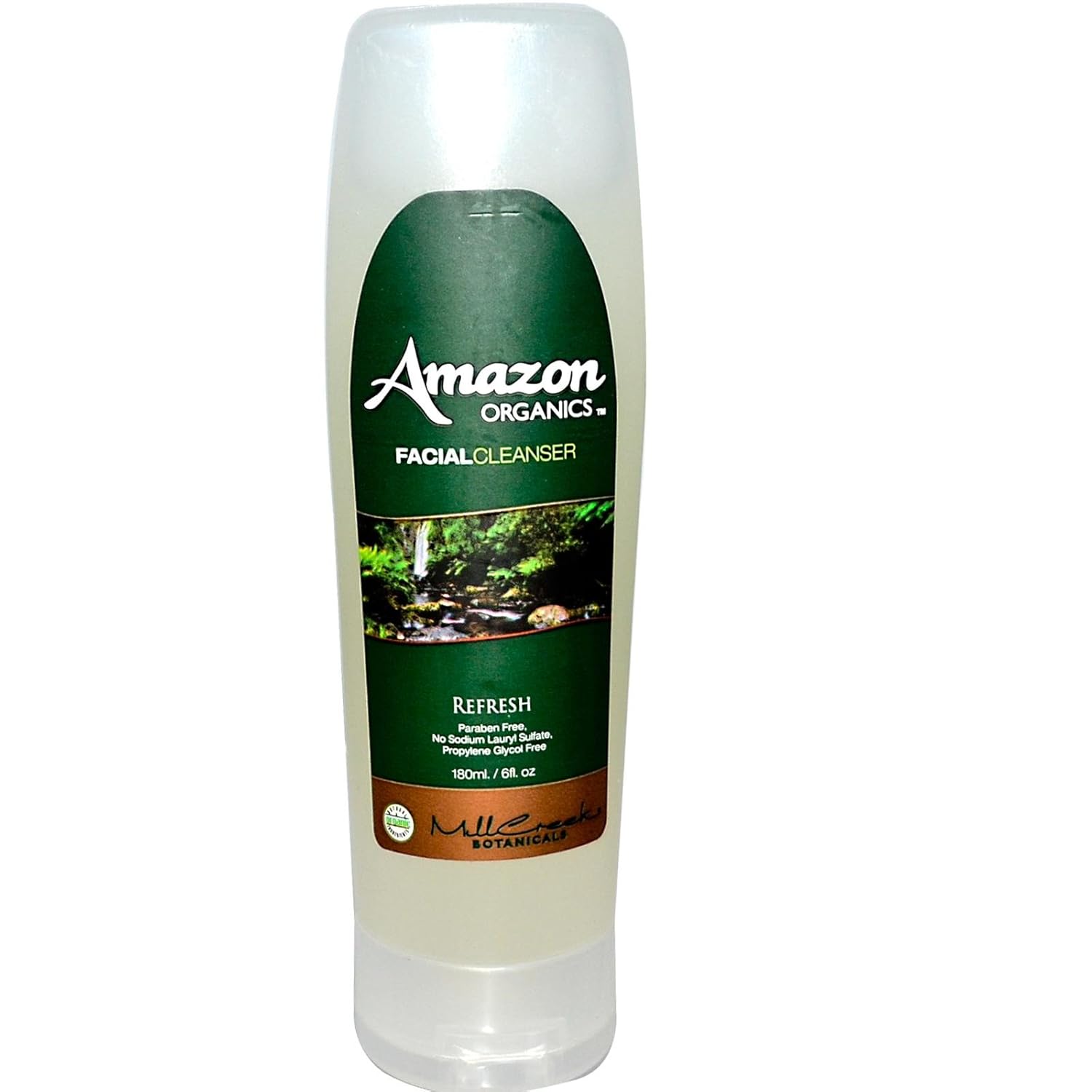 Mill Creek Amazon Organics Facial Cleanser (Natural & Organic) - 6 Fl. Oz/ 180 Ml