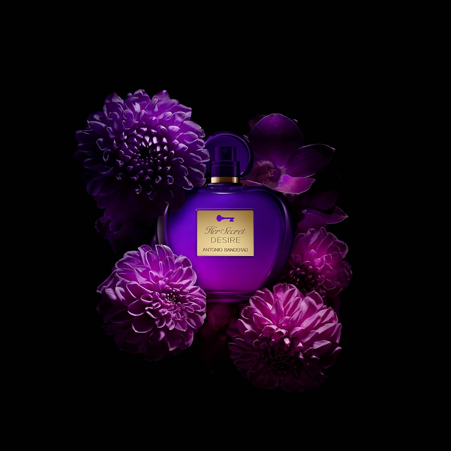 Banderas Perfumes - Her Secret Desire - Eau de Toilette Spray for Women - Long Lasting - Floral, Fruity and Sweet Fragrance - Woody, Vanilla and Floral Notes - Ideal for Day Wear - 50 ml : Amazon.co.uk: Beauty