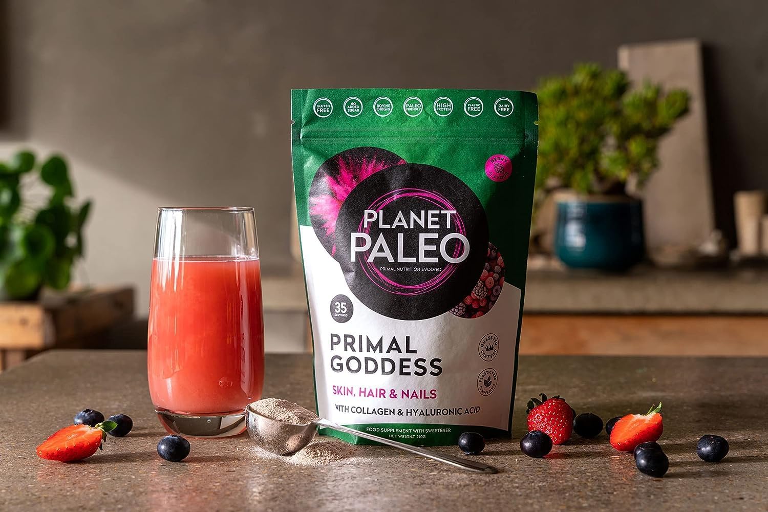 Collagen Powder (30 Servings) - Supports Bones & Joints, Ethically Sourced, Easy to Mix (Mixed Berry, 210g) : Amazon.co.uk: Health & Personal Care