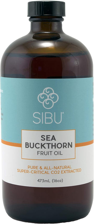 sibu Premium Himalayan Omega 7 Sea Buckthorn Fruit Oil, 16 oz