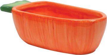 Kaytee Vege-T-Bowl Carrot 7.5 Inches,Green