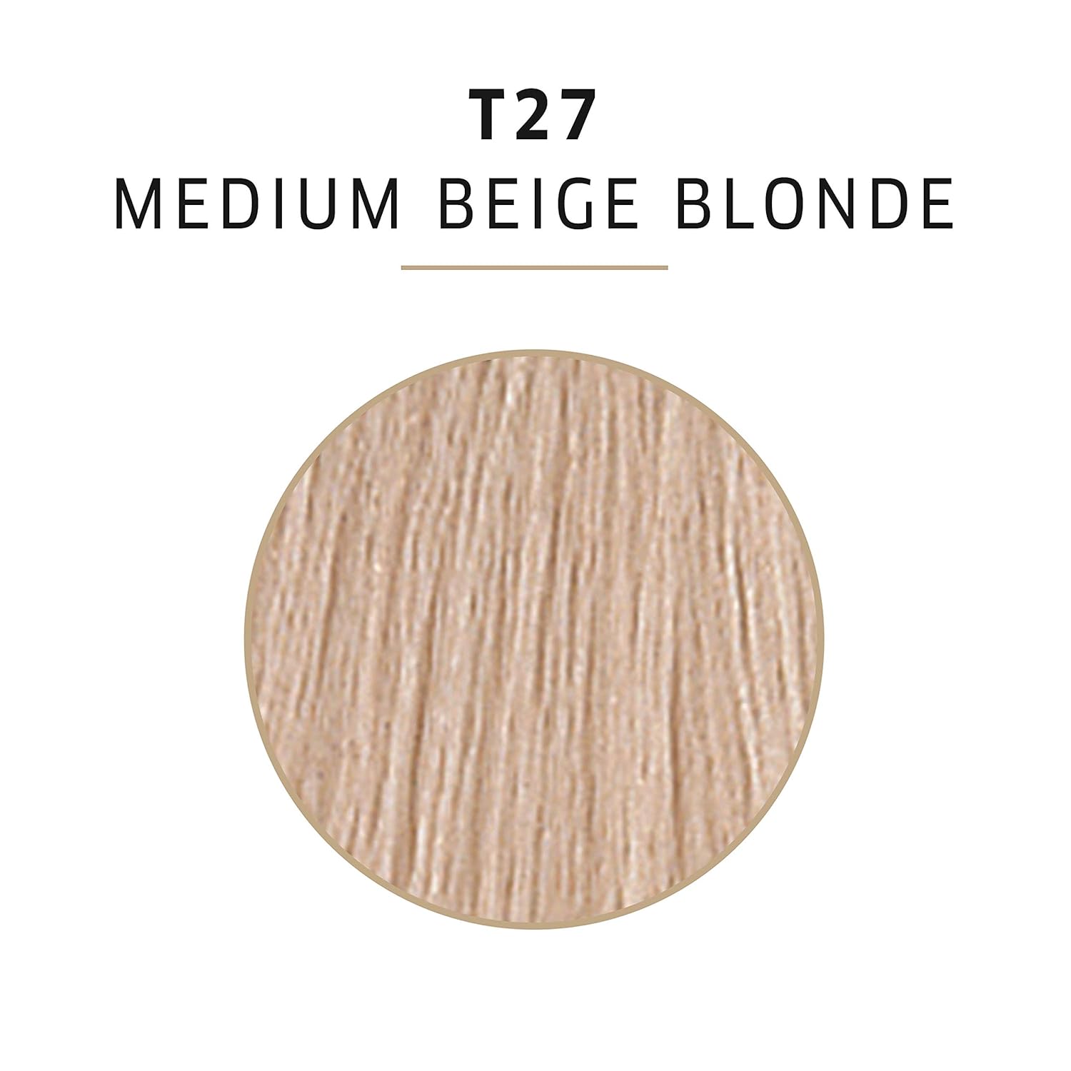 WELLA colorcharm Hair Toner, T27 Medium Beige Blonde + 10 Vol. Developer : Beauty & Personal Care