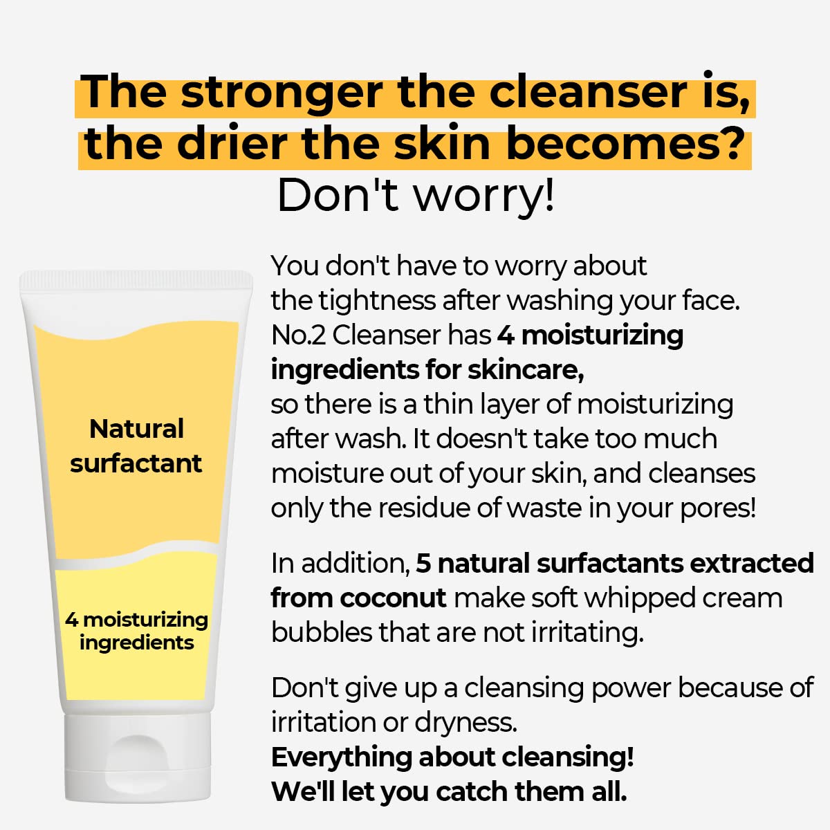 numbuzin No.2 Deep Clean Fresh Cream Cleanser | Face Wash, Rich Foam, Natural Cleansing Ingredients | Korean Skin Care for Face, 4.05 fl oz : Beauty & Personal Care