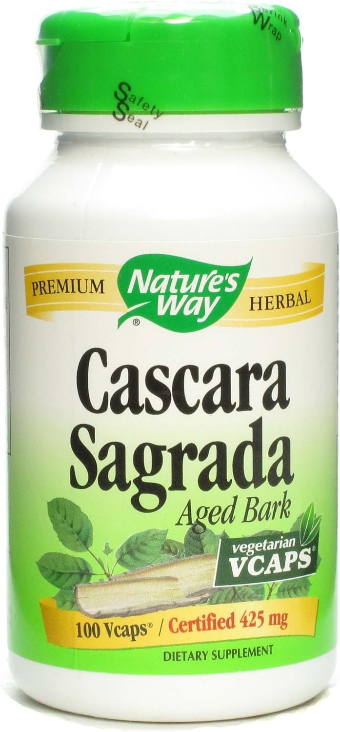 Nature'S Way - Cascara Sagrada, 425 Mg, 100 Veggie Caps