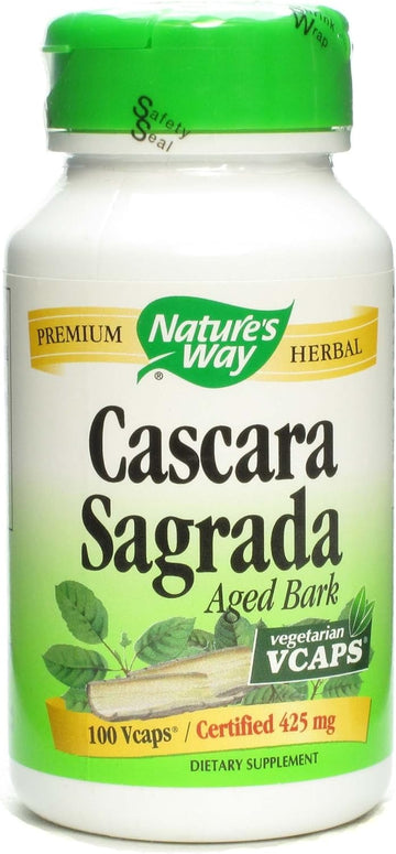 Nature'S Way - Cascara Sagrada, 425 Mg, 100 Veggie Caps