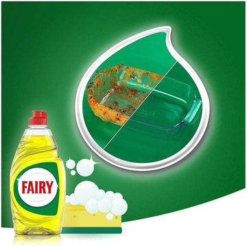 Fairy Lemon Washing Up Liquid (433ml) - Pack of 2