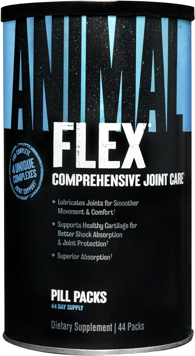 Animal Flex ?Complete Joint Support Supplement ? Contains Turmeric Root Curcumin ? Helps Repair & Restore Joints ? 44 Count (Pack of 1)