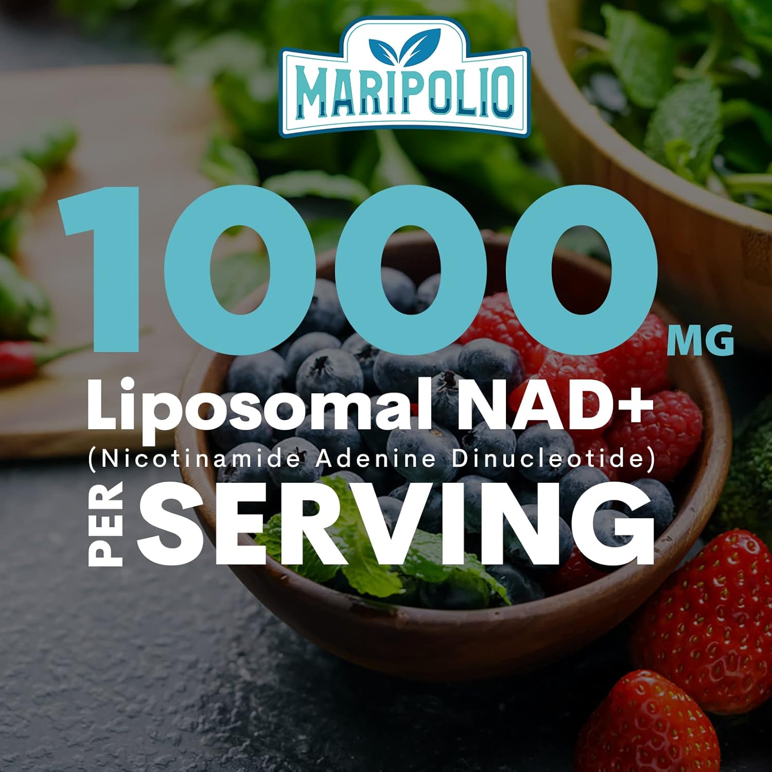 Liposomal Nad+ Supplement 1000 Mg | Highest Nad Pontecy | Max Absorption | Pure Nad Supplement | Energy And Dna Repair, Aging Defense, Brain Function | 480 Softgels : Health & Household