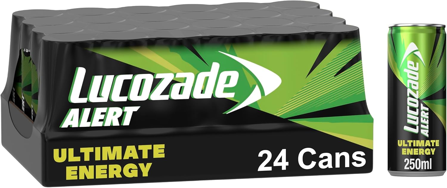 Lucozade Alert Energy Drink Ultimate 250Ml (Pack Of 24)