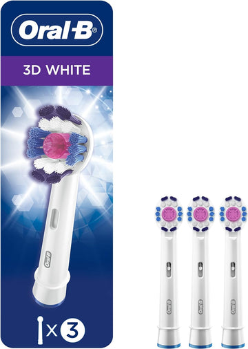 Oral-B 3D White Electric Toothbrush Replacement Brush Heads Refill, 3 Count