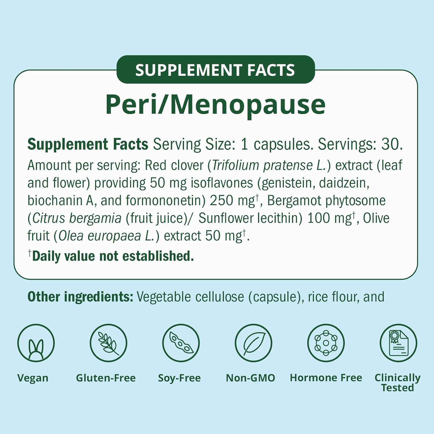 Peri/Menopause & Gut Health Bundle - Ease Bloating, Indigestion, Hot Flashes & Thinning Hair. Support Mood, Sleep, Hormones & Immunity | 1 Month Supply : Health & Household