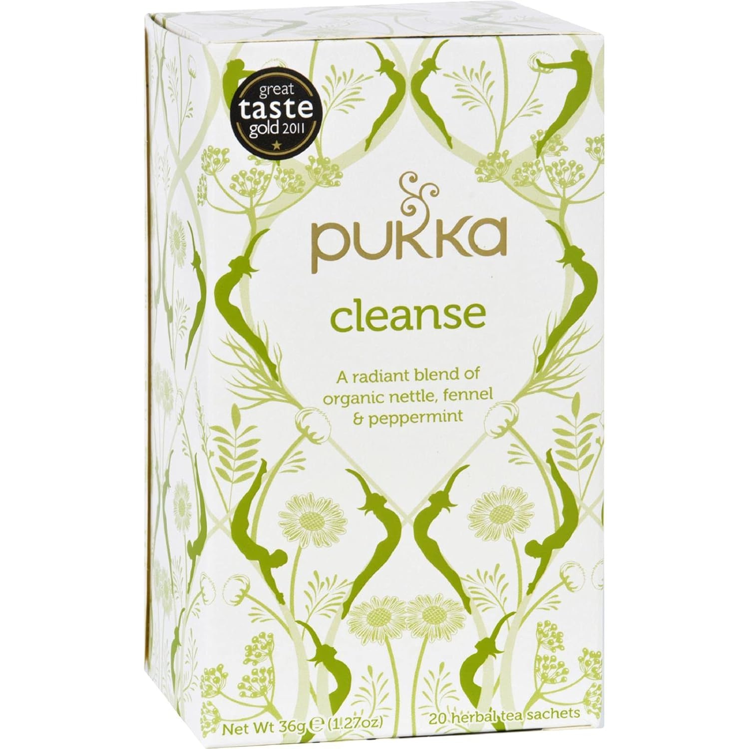 Pukka Cleanse Tea Organic Nettle Fennel & Peppermint -20 Tea Bags (Pack Of 2)