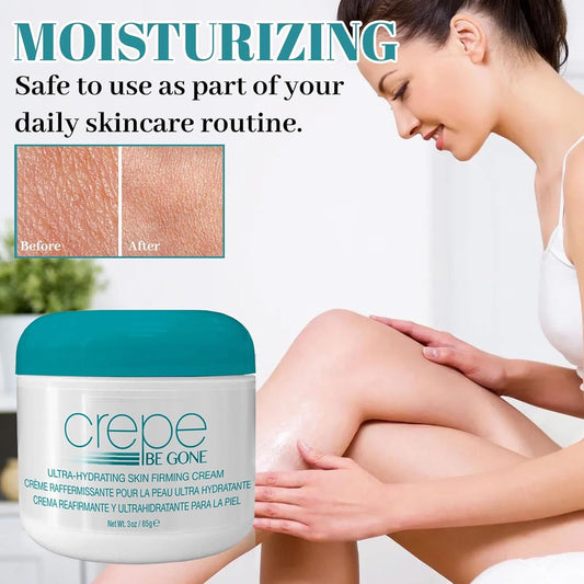 Crepe Be Gone Body Souffle, Firming Neck Cream, Ultra Hydrating Crepe Skin Firming Cream for Arms,Chest& Legs, Crepe Eraser for Women, Body Repair Treatment, Skincare Body Cream for Deep Hydration