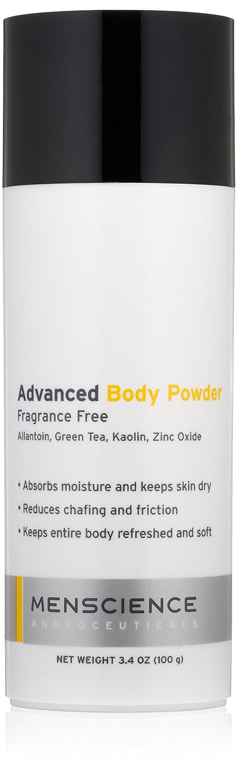 Menscience Androceuticals Advanced Body Powder, 3.4 Oz
