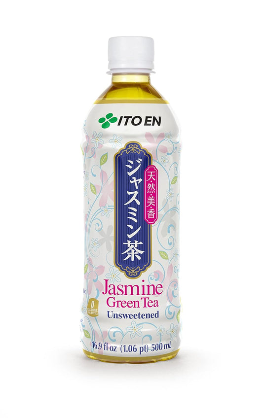 Ito En Jasmine Green Tea Unsweetened , 0 Calories , 16.9 Fluid Ounce (Pack Of 12)