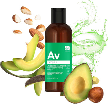 Dr Botanicals Avocado & Almond Superfood Nourishing Body Oil 200Ml