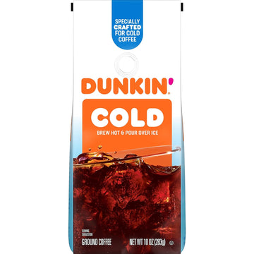 Dunkin' Cold Ground Coffee, 10 Ounce (Pack Of 6)