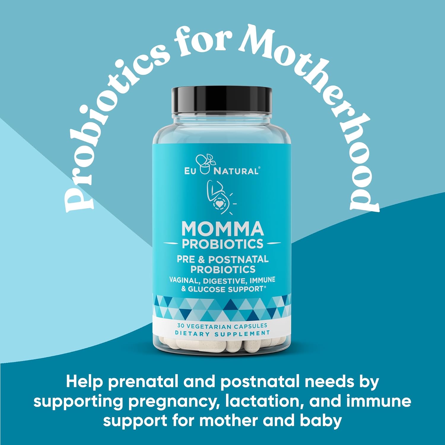 Natural Prenatal Bundle – Glow Prenatal Multivitamin – Momma Probiotics for Mom & Baby : Health & Household