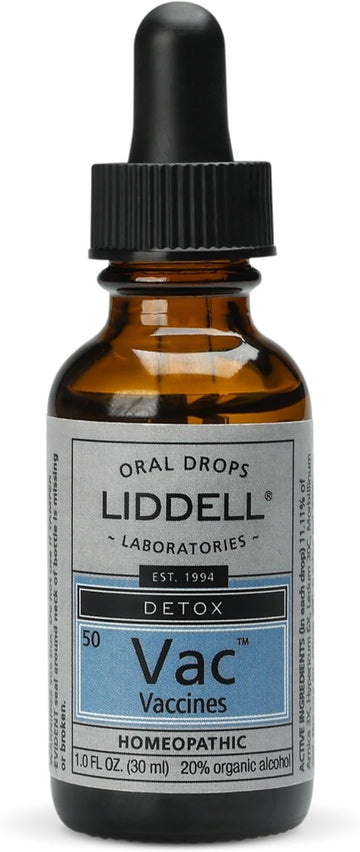 Liddell Homeopathic Vaccine Detox Oral Drops - 1 Oz