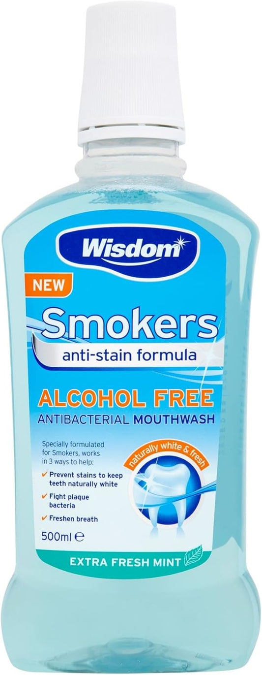 Wisdom Smokers Mouthwash 500Ml