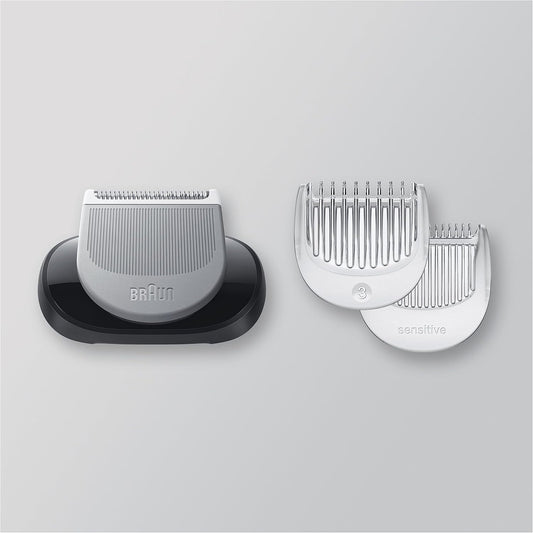 Braun Easyclick Original Cleansing Brush Refill For Series 5, 6 And 7 Electric Shaver, Cleans, Exfoliates And Refines Your Skin, For New Generation, White