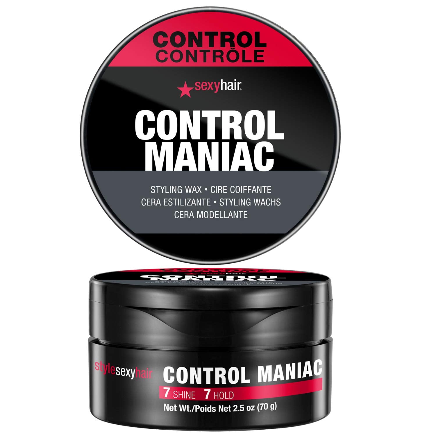 Sexyhair Style Control Maniac Styling Wax | Provides Definition | Long Lasting Shapes And Styles | Adds Shine