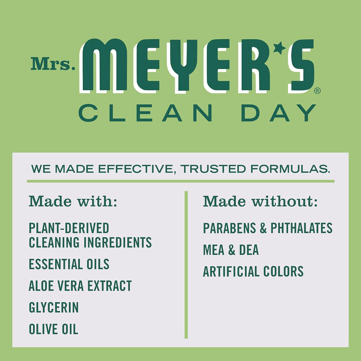 Mrs. Meyer's Clean Day Liquid Hand Soap, Cruelty Free and Biodegradable Hand Wash Formula Made with Essential Oils, Iowa Pine Scent, 12.5 Fl oz Bottle (Pack of 1) : Beauty & Personal Care