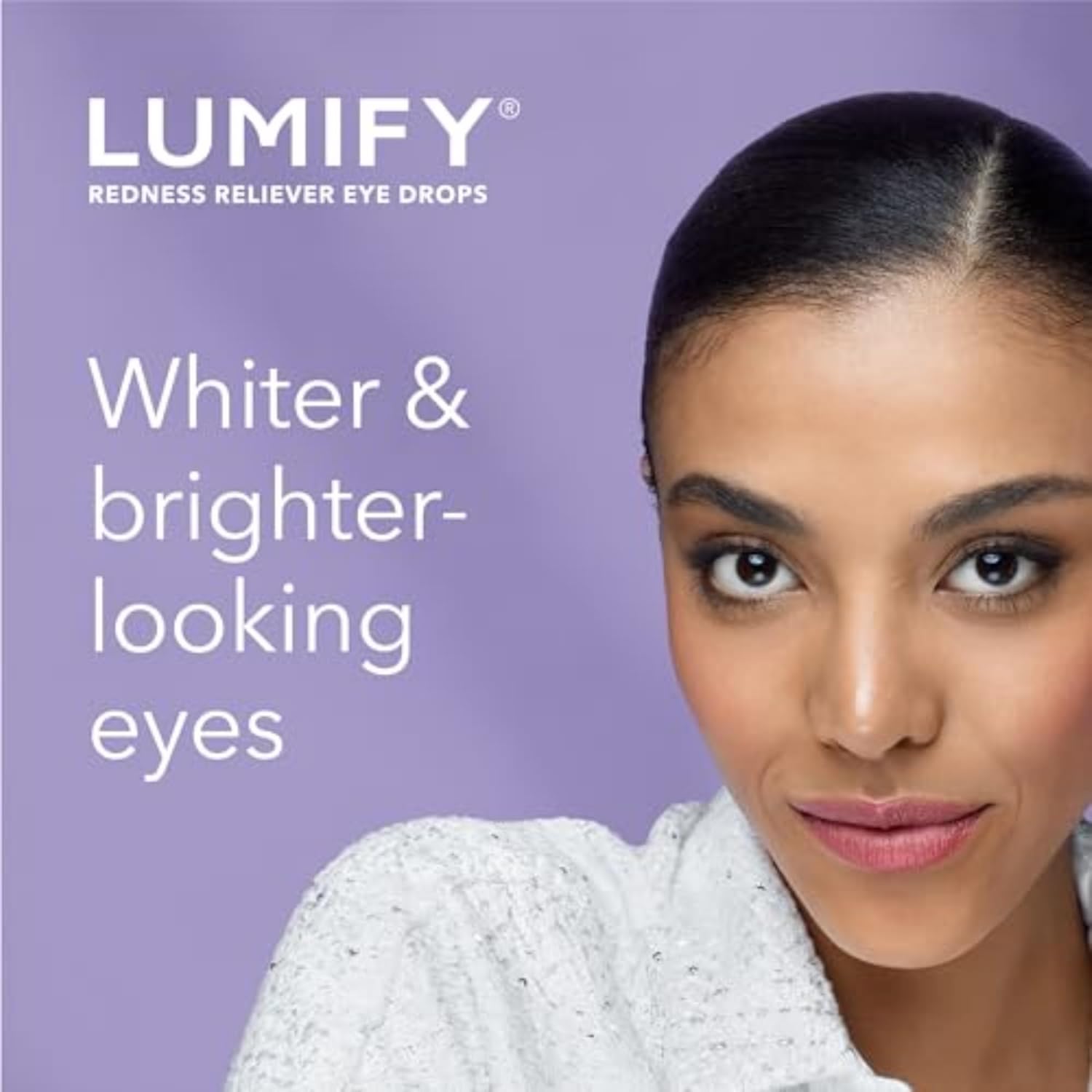 Lumify Redness Reliever Eye Drops, For Whiter & Brighter Looking Eyes, 0.08 Fl Oz (2.5 Ml) : Health & Household