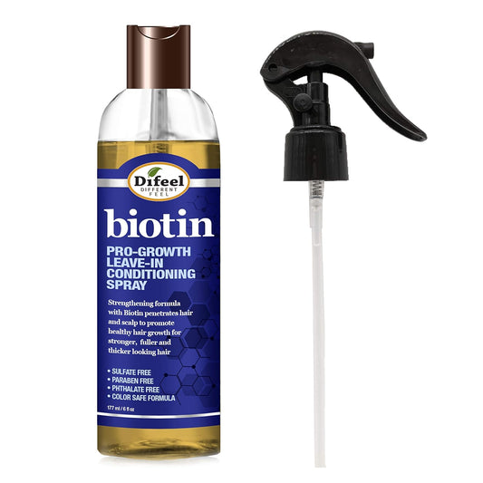 Difeel Pro-Growth Biotin Leave In Conditioning Spray 6 Oz. - Hair Loss Leave In Treatment