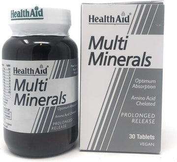 HealthAid Multiminerals - Prolong Release - 30 Tablets