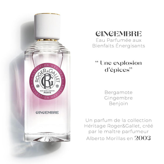 Roger & Gallet | Fragrant Water Body Spray For Women | Gingembre - Ginger 3.3 Oz