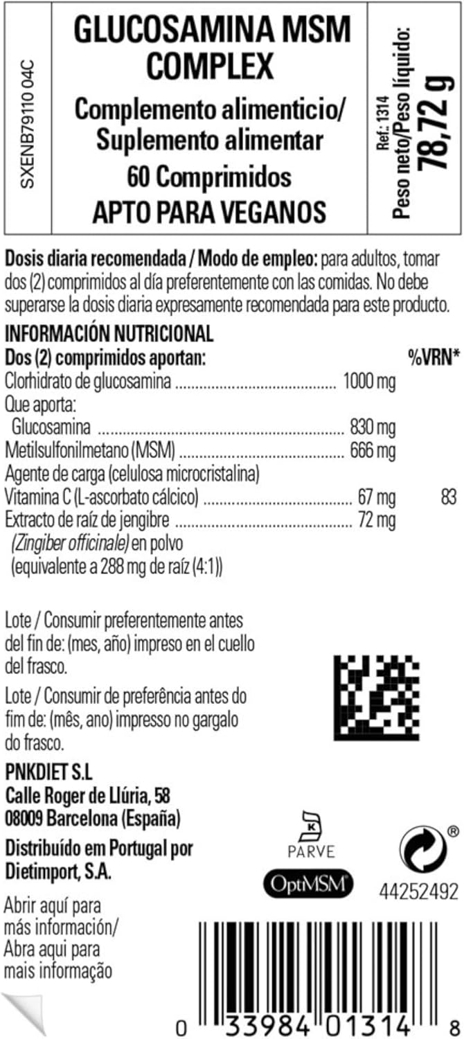 Solgar Triple Strength Glucosamine Chondroitin MSM, 60 Tablets - Promotes Healthy Joints, Supports Comfortable Movement - Shellfish Free - Gluten Free, Dairy Free - 30 Servings : Health & Household