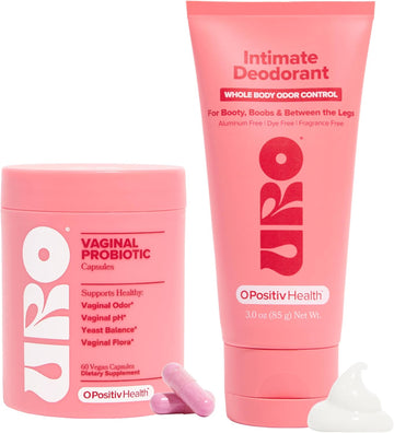 Uro Vaginal Probiotic And Uro Intimate Deodorant Bundle