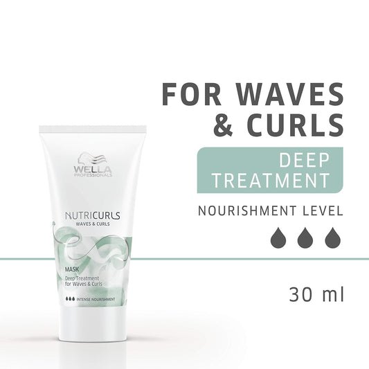 Wella Professionals Nutricurls Mask For Waves And Curls Nourish Define Wavy Curly Hair