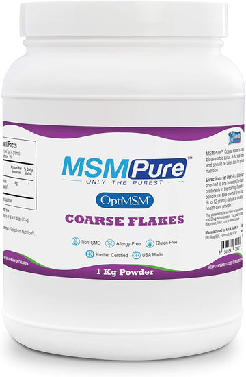 Kala Health Msmpure Msm - 2.2 Lb Coarse Powder Flakes, 99.9% Pure Dist